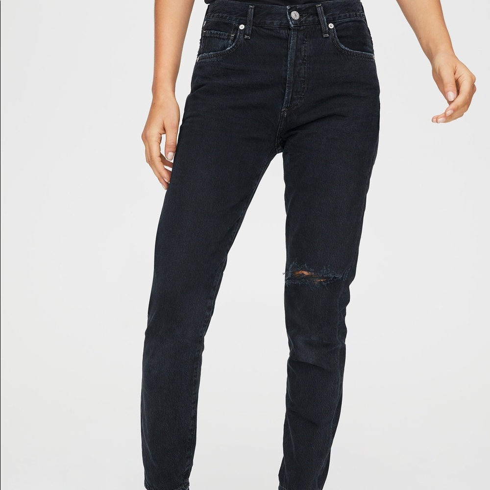 Citizens of humanity Liya high rise classic fit crop Jean